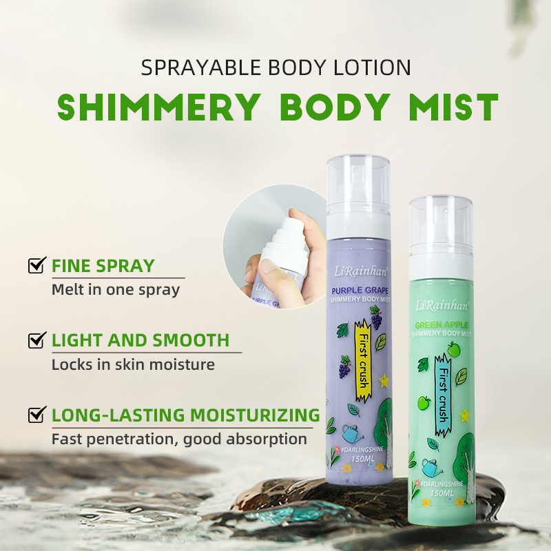 Private Label Organic Moisturizing Whitening Body Cream Body Spary Lotion