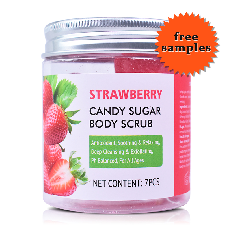 LIRAINHAN Strawberry Candy Body Scrub Ball