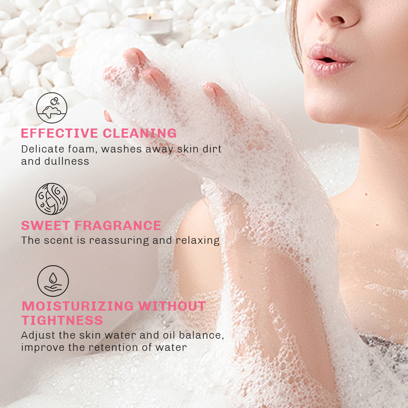 Private Label Whitening Organic Shower Gel Body Wash