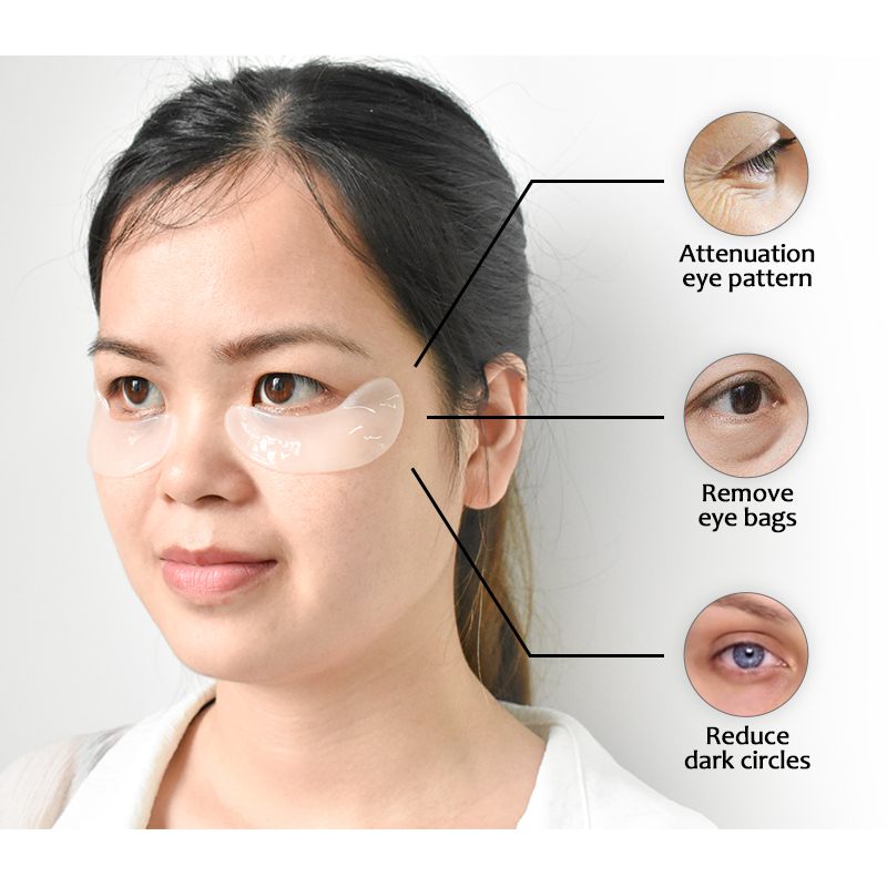 7 Bags White Collagen Under Eye Patches for Eye Bags and Wrinkles By LIRAINHAN