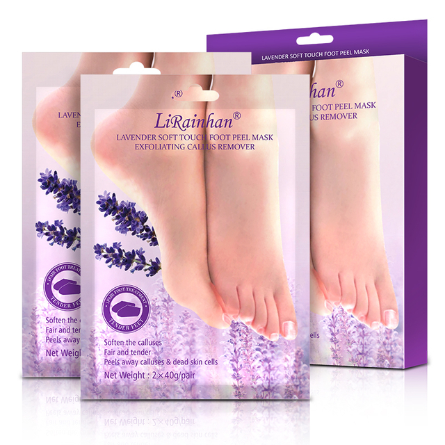 Lavender Exfoliating Foot Mask for Baby Soft Feet By LIRAINHAN