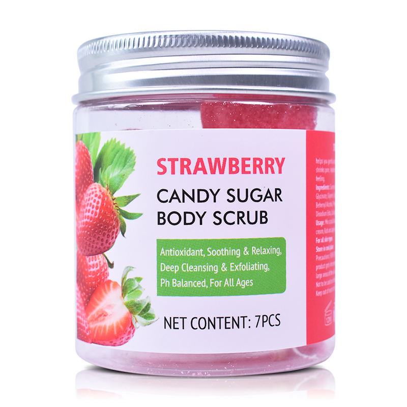 LIRAINHAN Strawberry Candy Body Scrub Ball