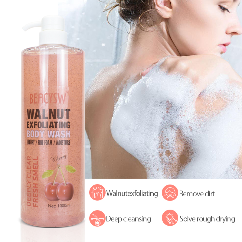 Natural Skin Care Shower Gel Whitening Body Wash Moisturizing Exfoliating Nourishing Scrub Bath Gel