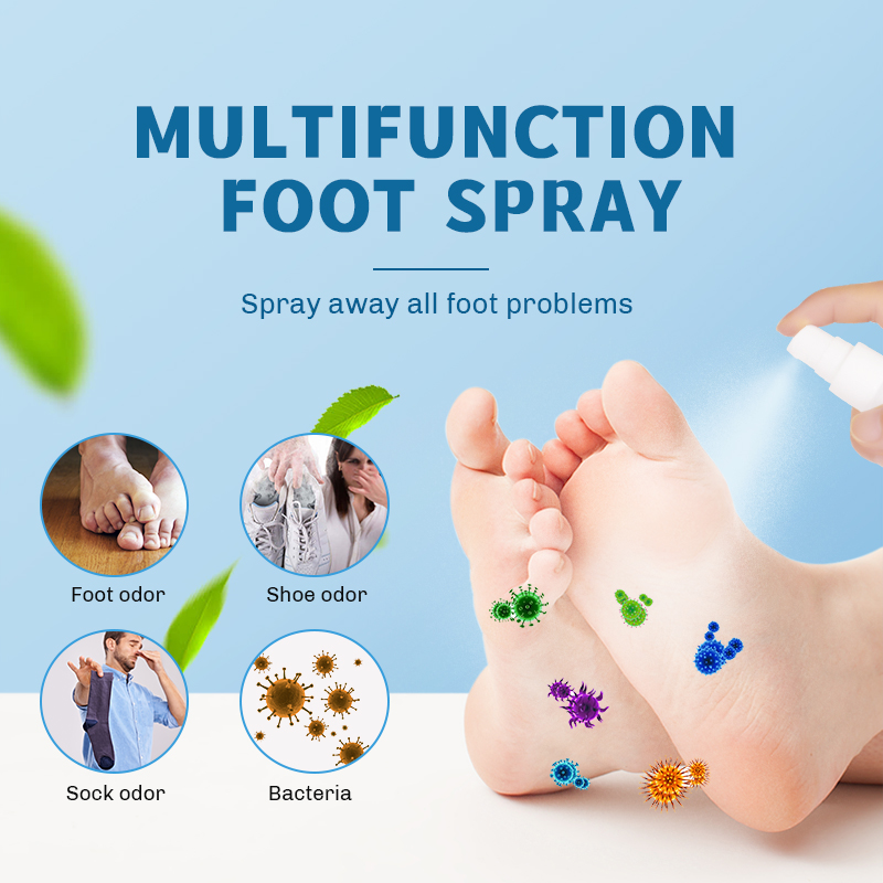 Wholesale Private Label Organic Natural Shoe Scent Removal Deodorant For Prevent Odor deodorizing foot spray