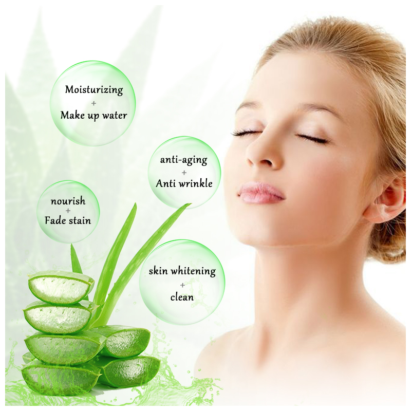 Private Label Natural Aloe Gel For Moisturizing Face Skin & Hair Care,Durable Moisturizing Hydrating Soothing