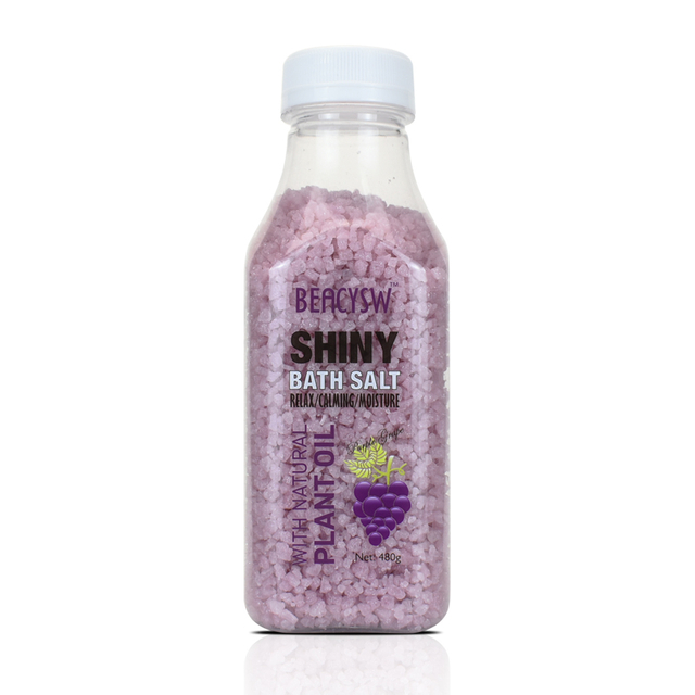 Manufacturer OEM Luxury Private Label Organic Vegan Grape Epsom Bath Salt