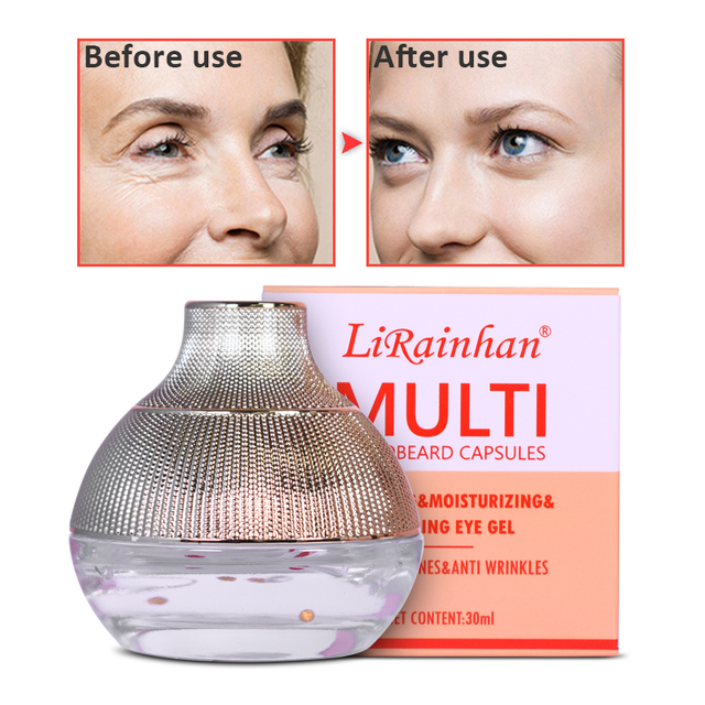 Multi Microbeard Capsules Remove Wrinkles Hydrating&Moisturizing&Repairing Eye Gel