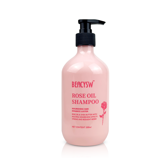 Private Label Rose Oil Shampoo and Conditioner for Volumizing & Hydrating - Color safe, gluten-free, sulfate-free