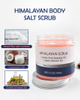 Custom Natural Exfoliating Himalayan Salt Body Scrub For Body and Face helps with Moisturizing Skin, Acne, Cellulite, Dead Skin Scars, Wrinkles