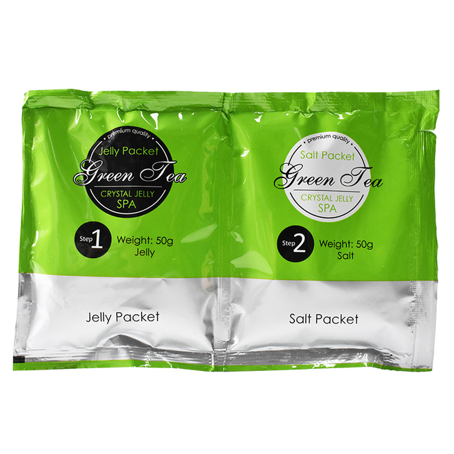 2 in 1 Green Tea Foot Jelly+Salt Pedicure Soak By LIRAINHAN 