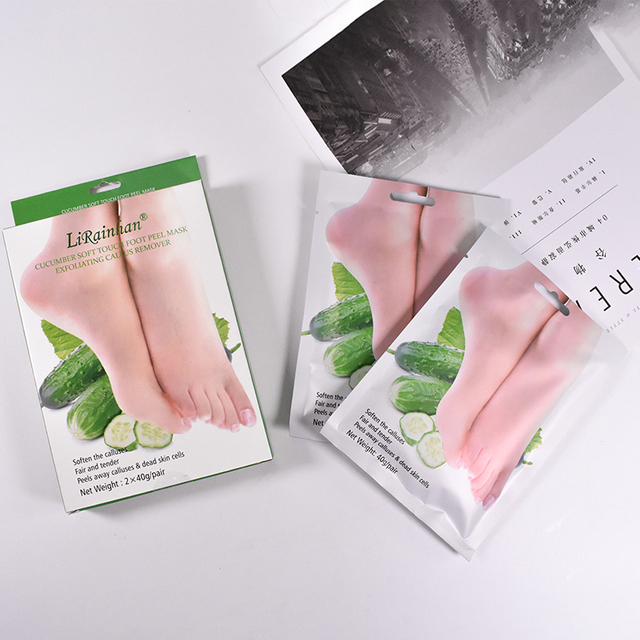 Factory Custom Remove Dead and Dry Skin Callus & Get Smooth , Peel Exfoliating Foot Treatment for Men and Women (Cucumber)