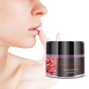 Custom logo Natural & Organic All-Day Moisture Lip Balm- Strawberry 