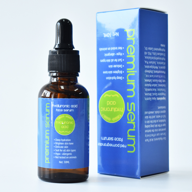 OEM ODM Deep Hydration Non-greasy Moisturize, Plump, Firm, And Smooth Hyaluronic Acid Serum For Youthful Skin 