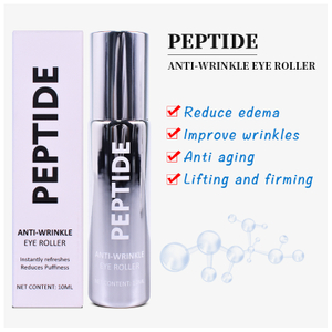 OEM ODM Peptide Under Eye Roller Serum With Roller Balls For Dark Circles And Puffiness