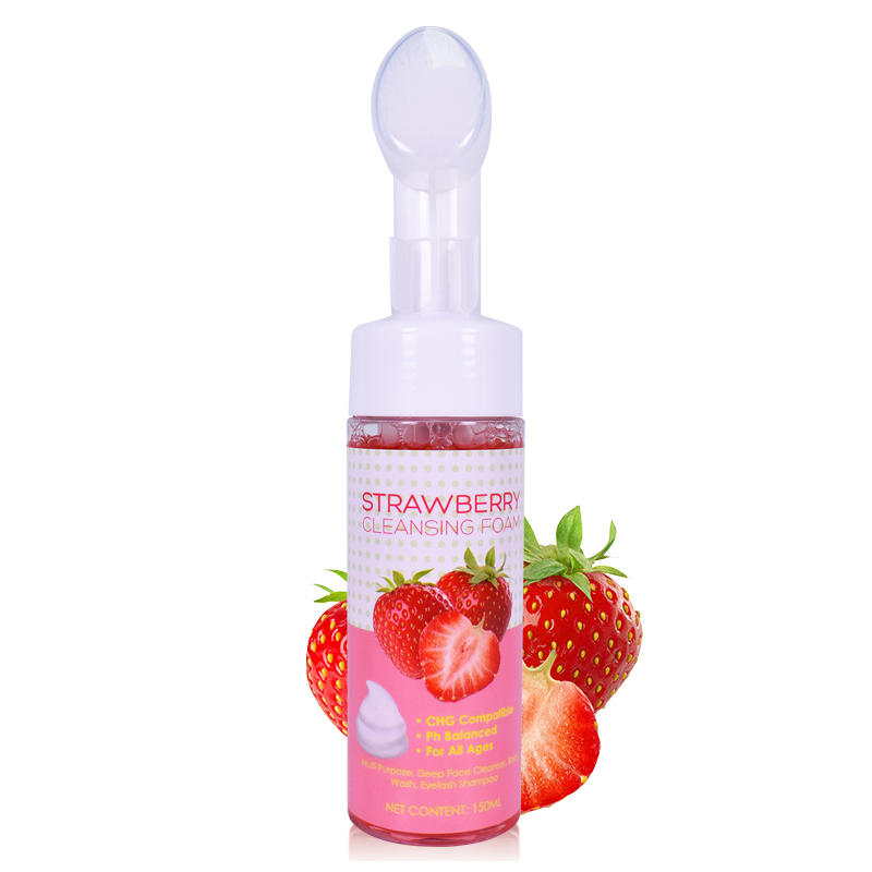 Factory Custom Brightening Face Wash That Removes Make Up & Impurities Foaming Cleanser With Vitamin C 
