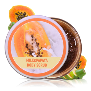 Papaya Milk Skin Rejuvenating Exfoliating Red Sugar Body Scrub