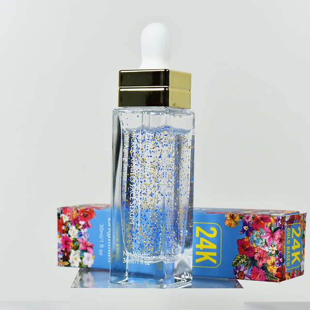 Hyaluronic acid moisturizing anti-wrinkle firming eye care 24k microcapsule serum