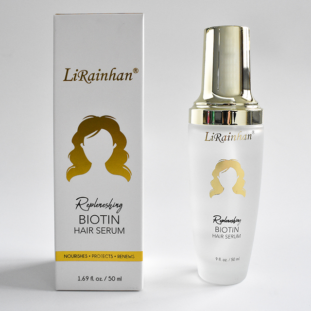 Custom Biotin Hair Growth Serum & Oil for Thin & Dry Hair & for Thickening of Hair and Nourishing of Scalp