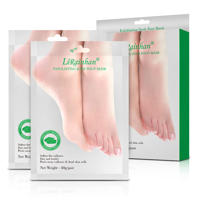 Olive Oil Exfoliating Foot Maskfor Dry Dead Skin, Callus, Repair Rough Heels By LIRAINHAN