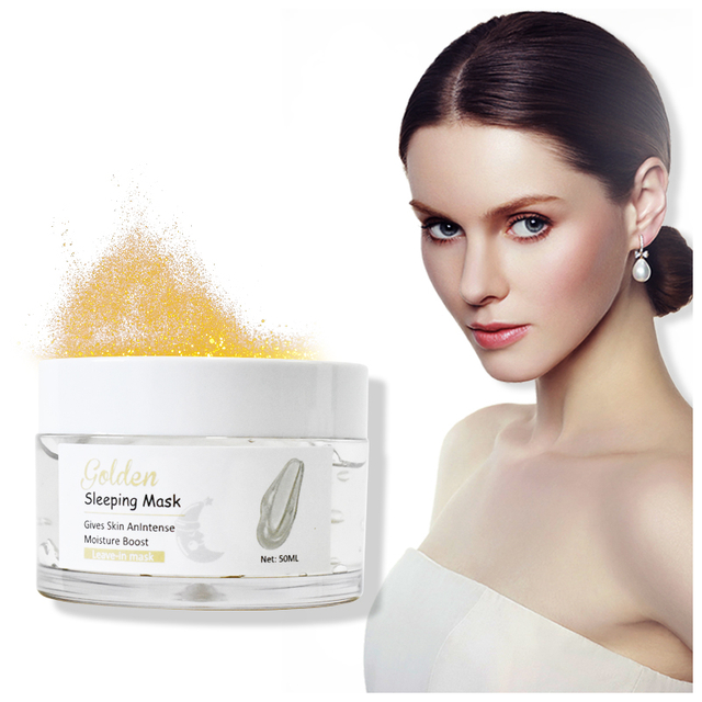 Custom 24K Gold Intensive Nourishing & Brightening Sleeping Overnight revitalizing mask 