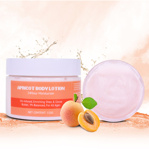 Private Label Apricot Body Lotion Anti Aging Cream Ultra Hydrating Heal & Restore Dry Skin Nurturing Moisturizing