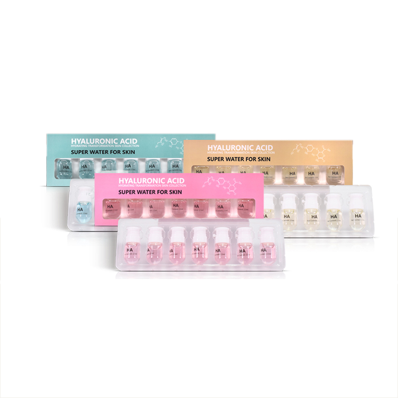 Factory Custom Hyaluronic Acid Transformation skin Collection Disposable Serum