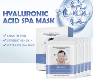  Custom Brightening & Hydrating Anti Aging Face Sheet Mask with Hyaluronic Acid, Vitamin C