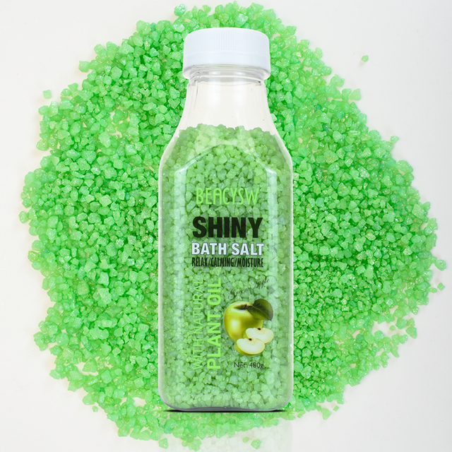 Bath Salts Manufacturers Private Label Bath Soaking Luxury Crystal Apple Epsom Bath Salt