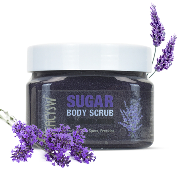 Private Label Lavender Natural Exfoliating Whitening Organic Body Scrub