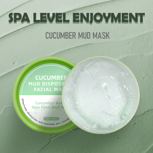 Repair Sooth Skin Cucumber Mud Facial Clay Mask By Private Label