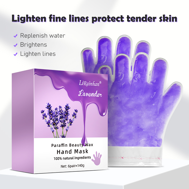 Private Label Lavender Paraffin Wax Hand Mask