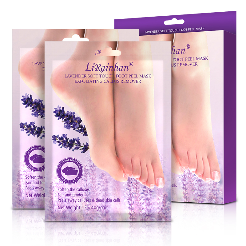 Lavender Exfoliating Foot Mask for Baby Soft Feet By LIRAINHAN