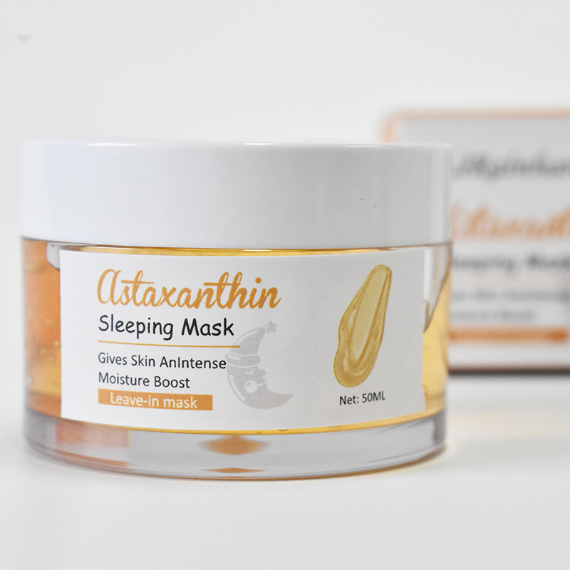  Improving Dry Itchy Skin, Redness Wash Free Astaxanthin Collagen Firming Mask 