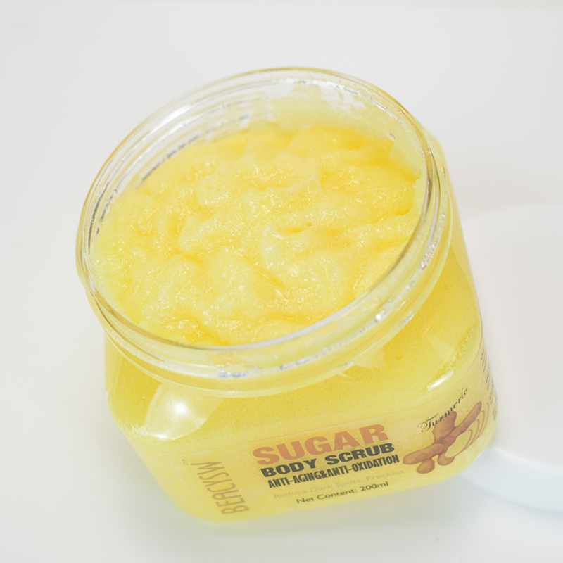 Private Label Turmeric Natural Exfoliating Whitening Organic Body Scrub