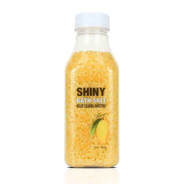 OEM Luxury Vegan Organic Crystal Body Wholesale Supplier Mango Shiny Epsom Bath Salt By BEACYSW