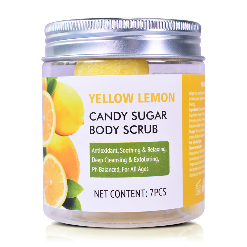 LIRAINHAN Lemon Candy Body Scrub Ball