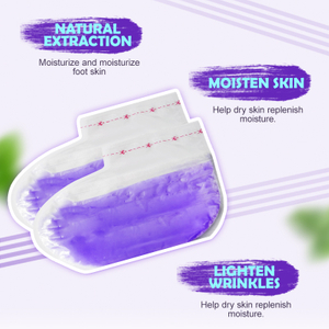 Factory Wholesale Lavender Paraffin Wax Foot Mask