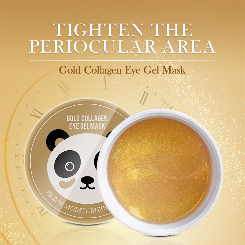24K Golden Moisturizing Eye Patches Fade Dark Circles, Eye Bags, Puffiness And Wrinkle By LIRAINHAN