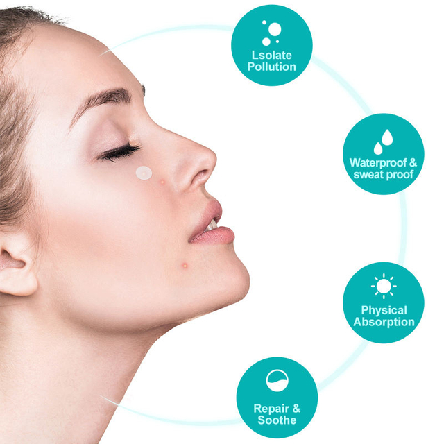 Custom Hydrocolloid Acne Pimple Patch for Covering Zits and Blemishes, Spot Stickers 