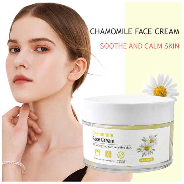 OEM ODM OBM Skin Radiance Cream for For Radiating & Glowing Skin Chamomile Face Cream