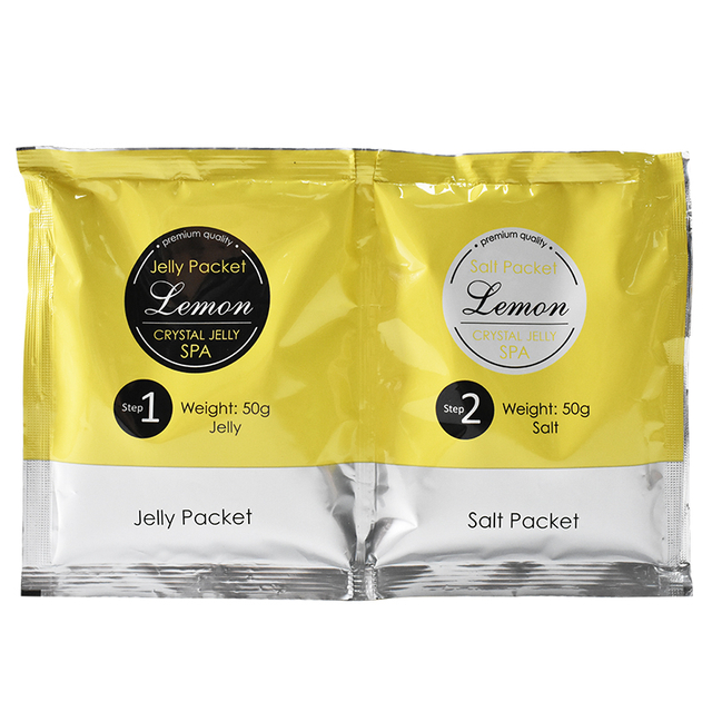 2 in 1 Lemon Foot Jelly+Salt Pedicure Soak By LIRAINHAN 