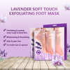 Factory Custom Callused Remove Lavender Foot Mask Peel For Dry Dead Skin, Repair Rough Heels