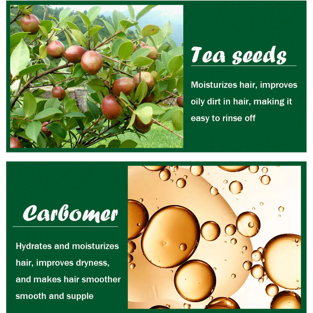 Private Label Tea seed oil control softening shampoo