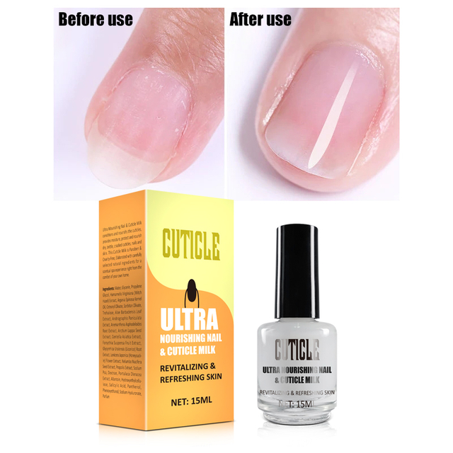 Custom logo Heals Dry Cracked and Rigid Cuticles Nourish and Moisturize Nails Milk Cuticle Oil With Vitamin E 