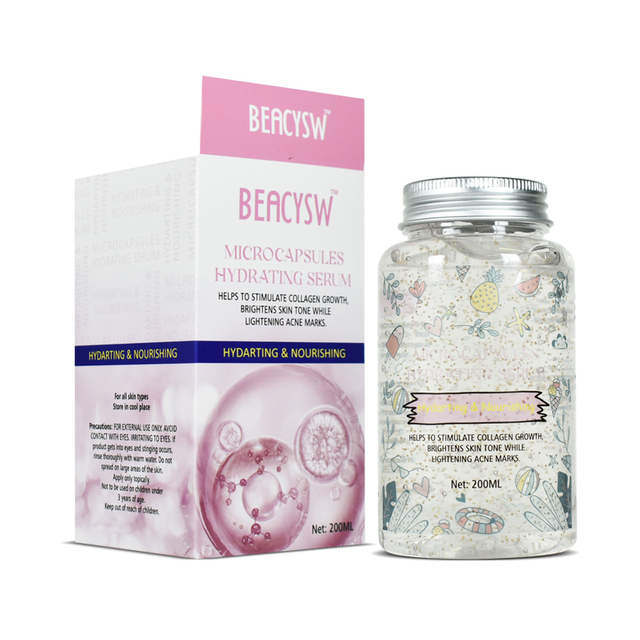 OEM ODM Skin Care Whitening Brightening Anti Aging Face Serum Capsule For Face