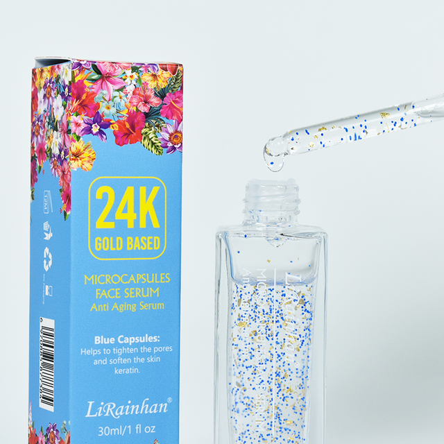 Wholesale Private Label Moist Anti Wrinkle Facial Skin Care Whitening Collagen 24k Gold Face Serum