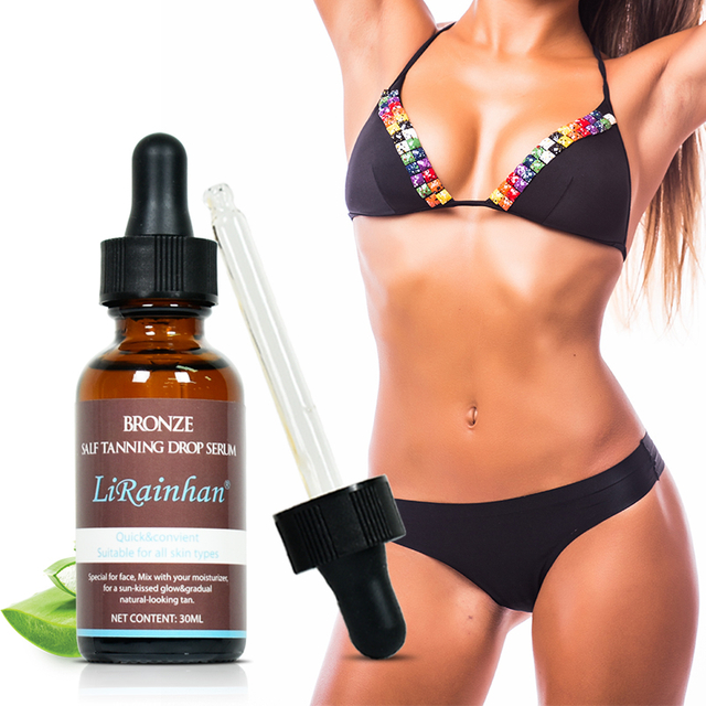 Wholesale Body Sunscreen Body Deep Self Tanning Serum Body Face Moisturizing Vegan Natural Tan Serum