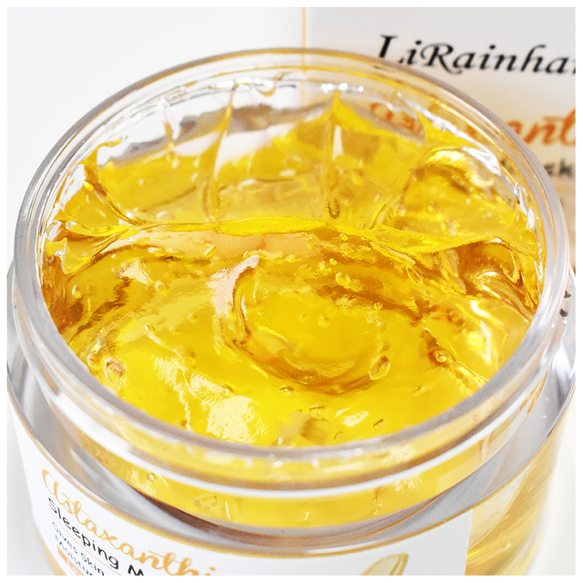  Improving Dry Itchy Skin, Redness Wash Free Astaxanthin Collagen Firming Mask 