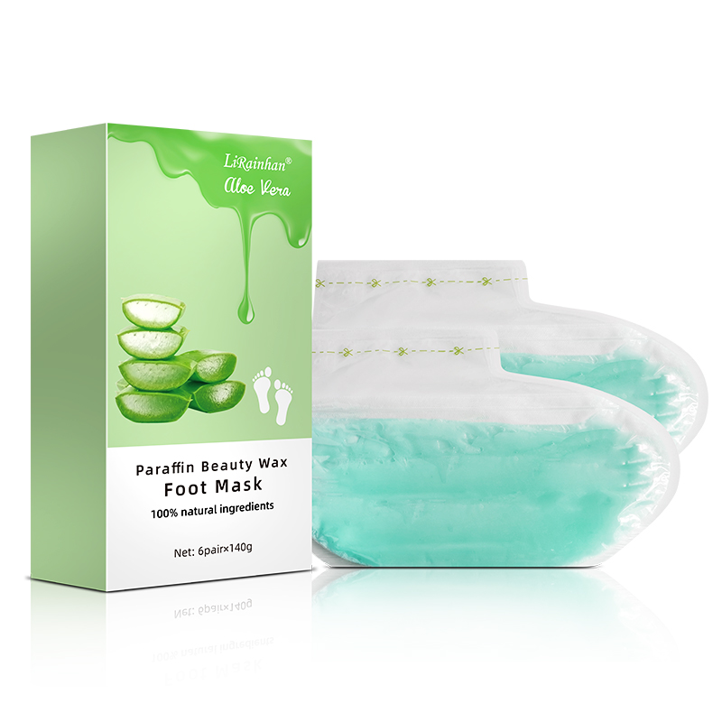 Private Label ALOE VERA Paraffin Wax Foot Mask 