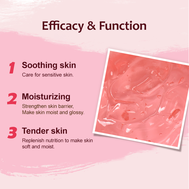  Vegan Smooth Skin and Reduce Wrinkles Collagen Sleeping Facial Mask 50ml By LIRAINHAN